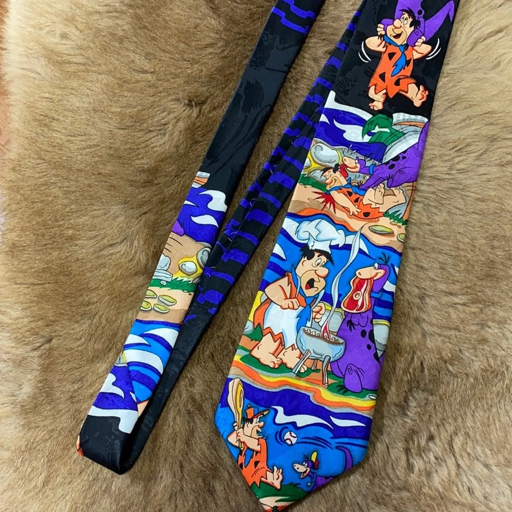 90s 1993 Flintstones Tie Vintage